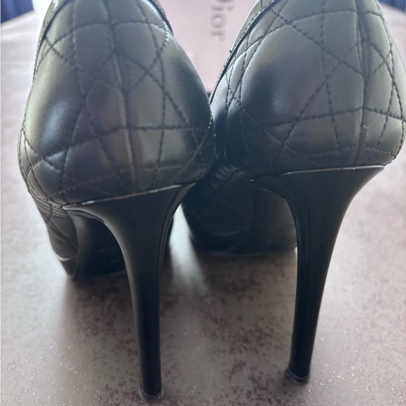 Dior Black Quilted Heels - Picture 5 of 6